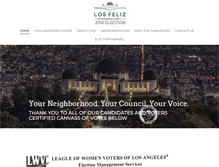 Tablet Screenshot of losfelizvotes.org
